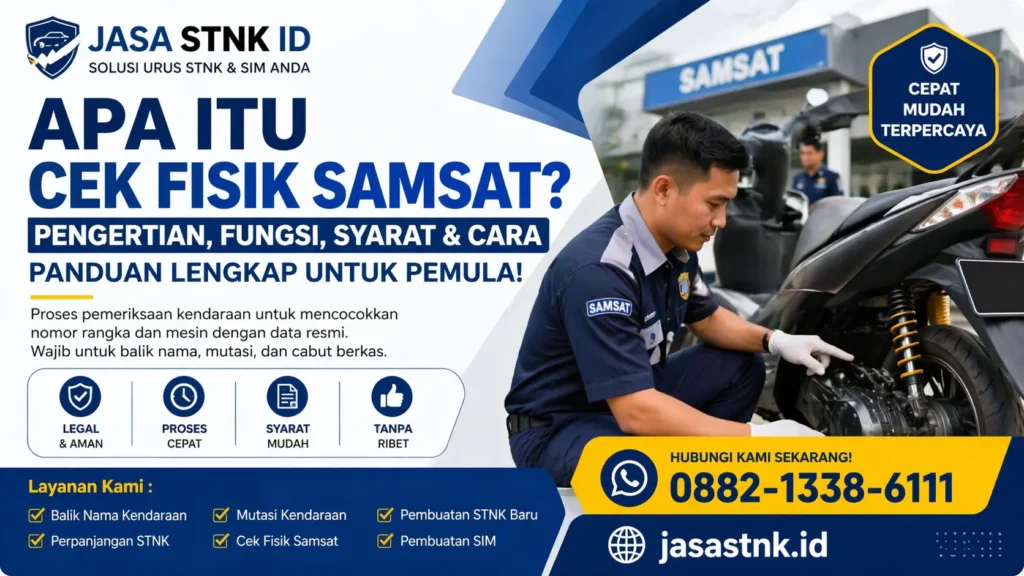 Apa Itu Cek Fisik Samsat