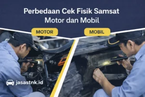 Perbedaan Cek Fisik Samsat Motor dan Mobil