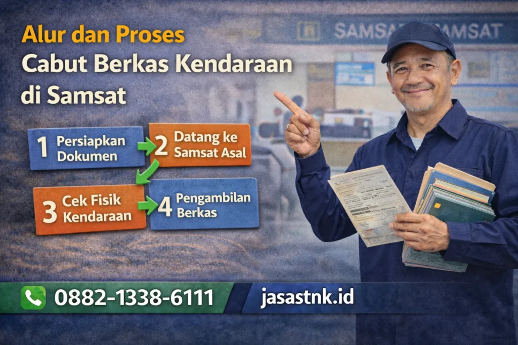 Alur dan Proses Cabut Berkas Kendaraan di Samsat