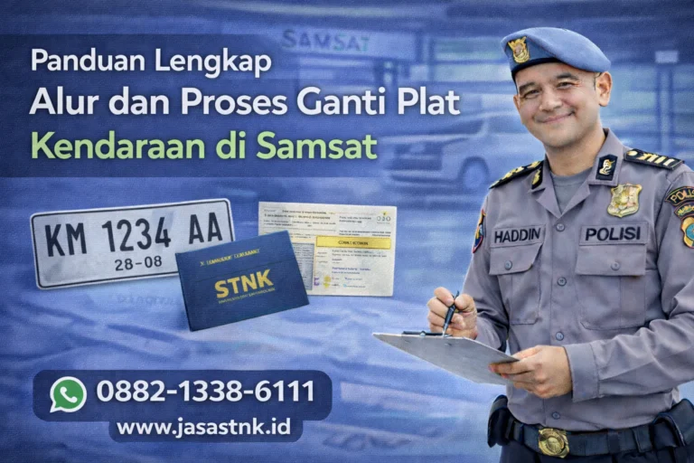 Alur dan Proses Ganti Plat Kendaraan di Samsat
