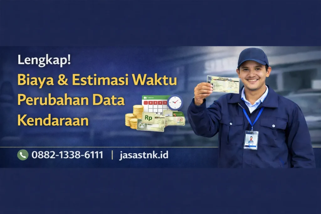 Biaya Estimasi Waktu Perubahan Data Kendaraan