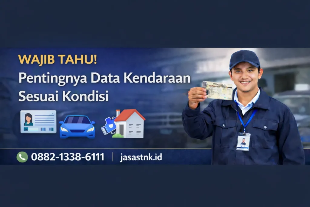 Data Kendaraan Sesuai Kondisi