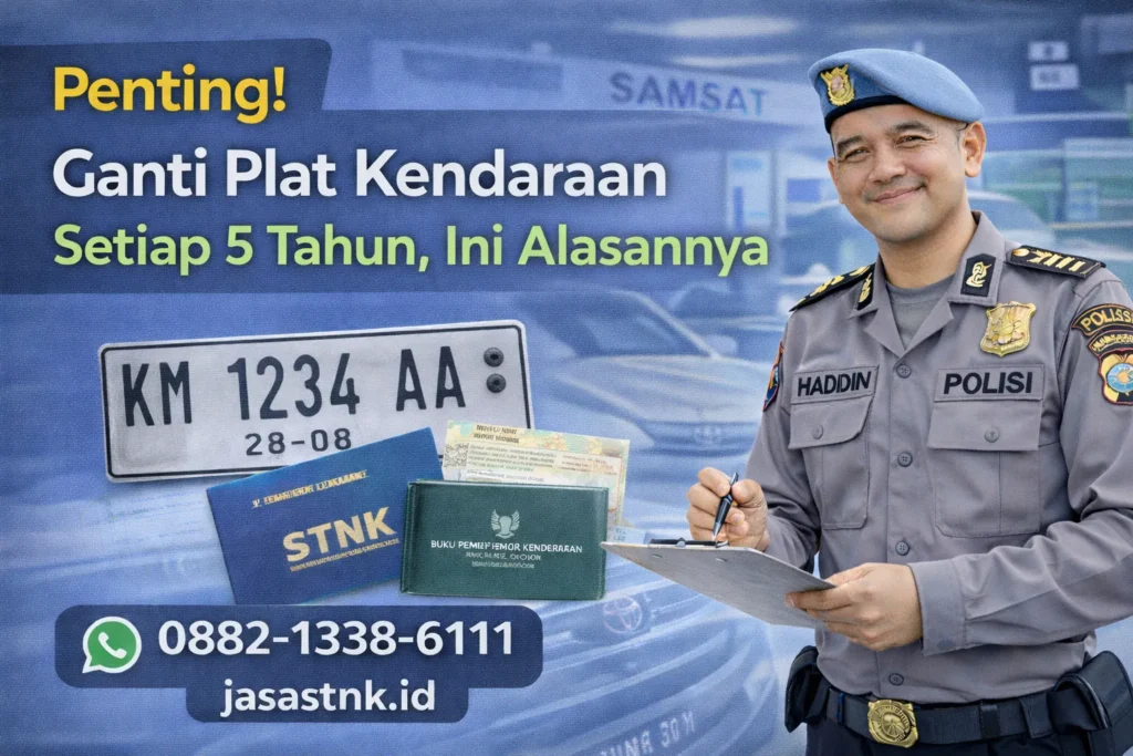 Ganti Plat Kendaraan