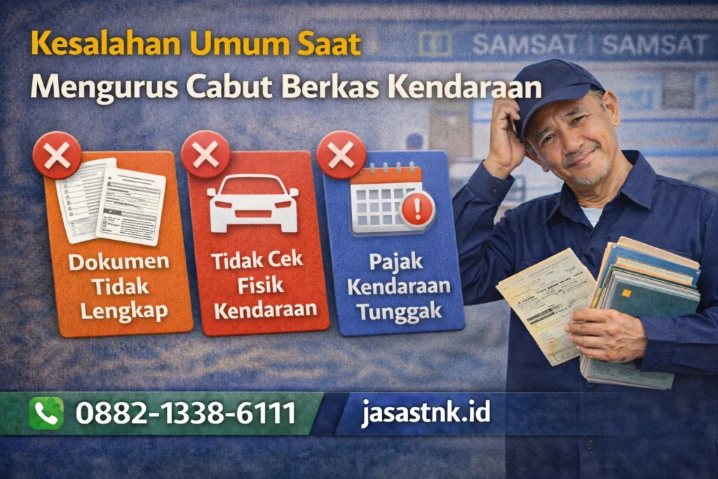 Kesalahan Umum Cabut Berkas Kendaraan