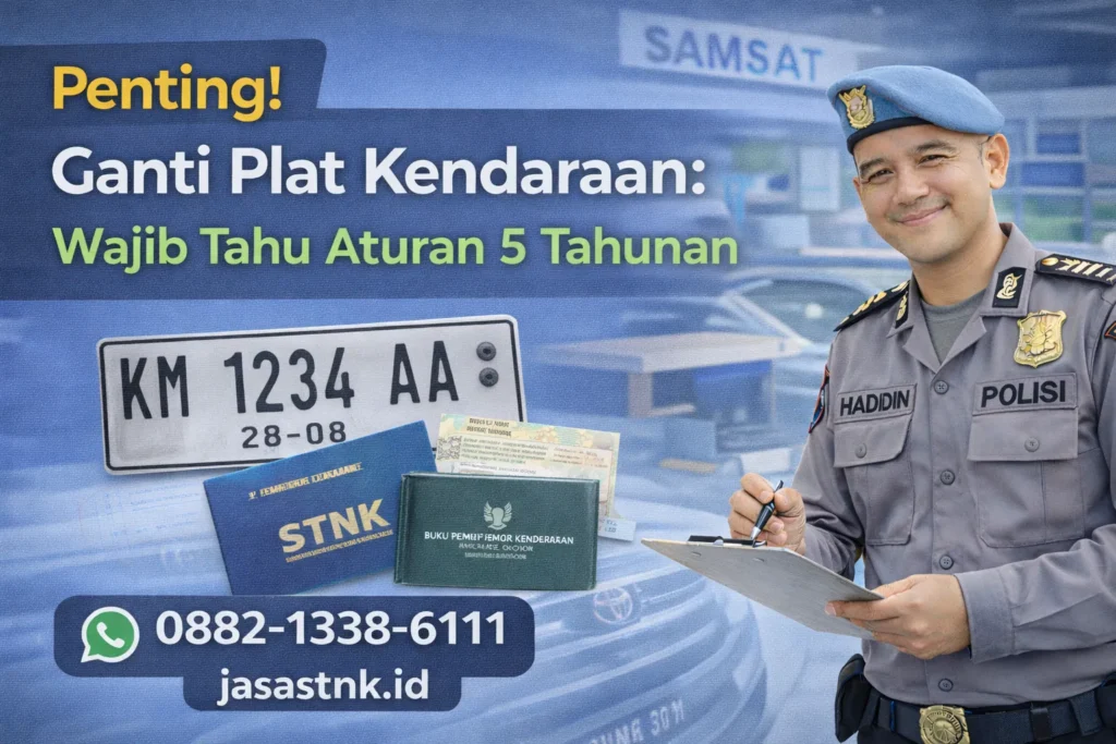 Ganti Plat Kendaraan