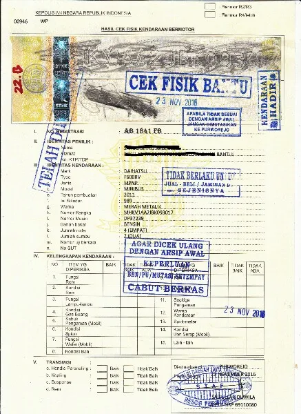 Memahami Dasar Hukum Cek Fisik Kendaraan: Panduan Lengkap dan Solusi Cerdas