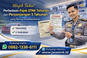 Perbedaan Pajak STNK Tahunan
