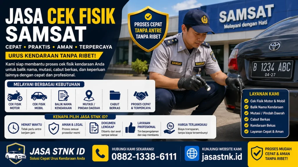 Jasa Cek Fisik Samsat