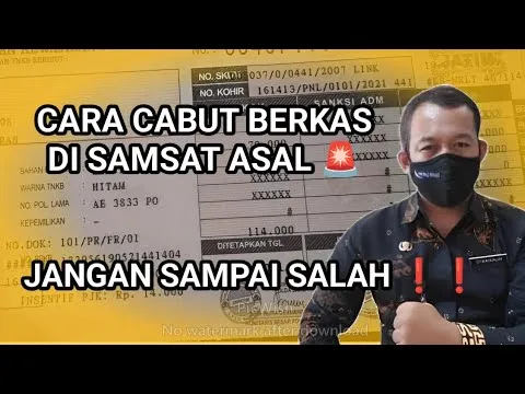 Alur Cabut Berkas Kendaraan di Samsat: Panduan Lengkap dan Mudah