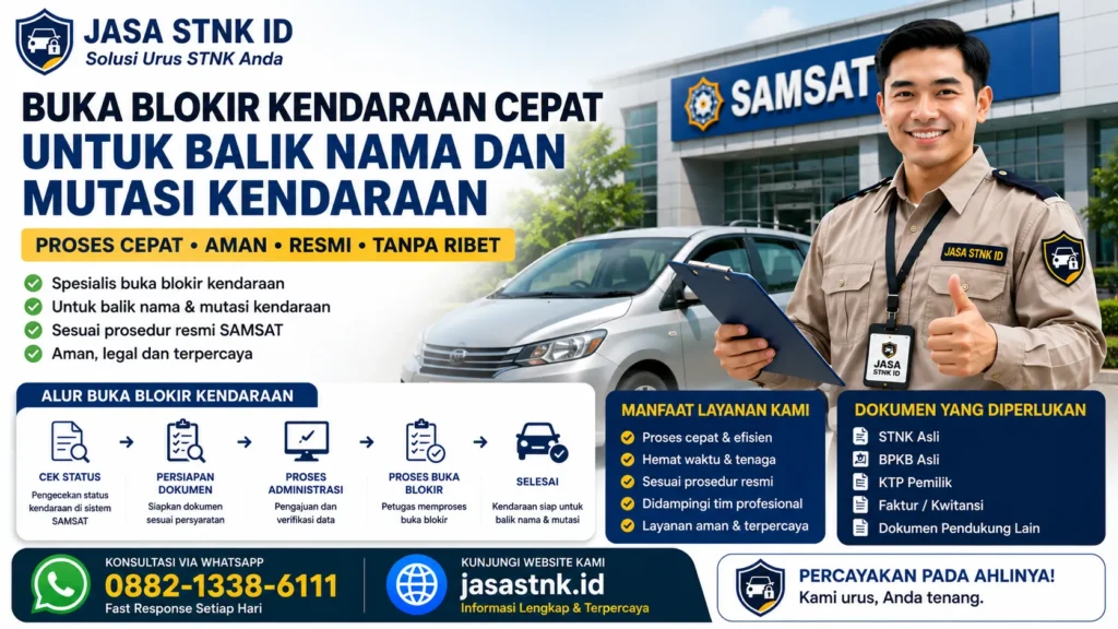 Buka Blokir Kendaraan Cepat