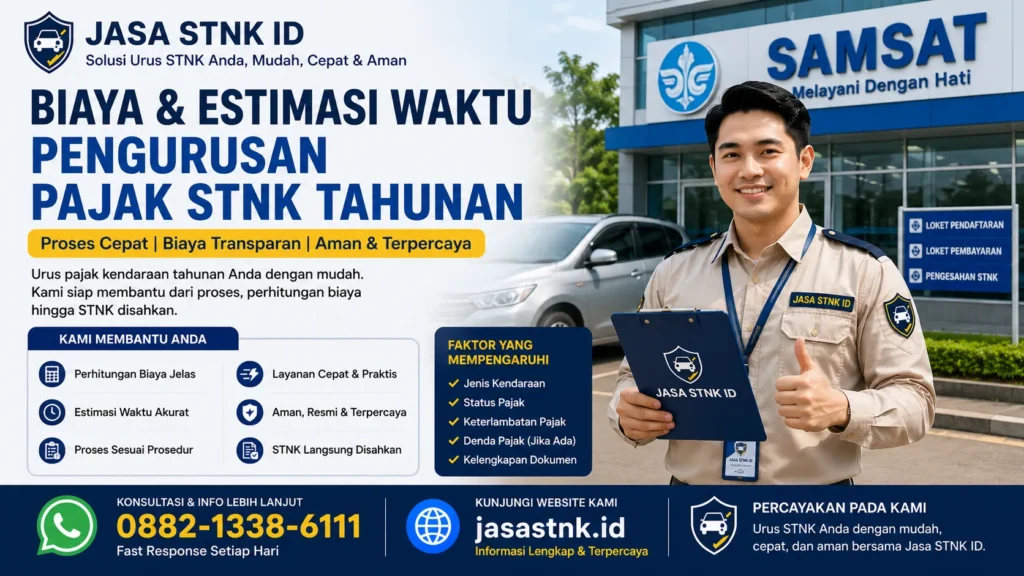 estimasi waktu pengurusan pajak stnk