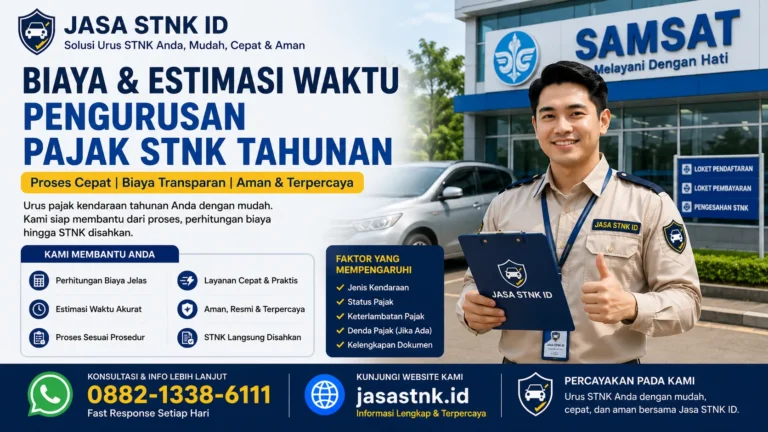 estimasi waktu pengurusan pajak stnk