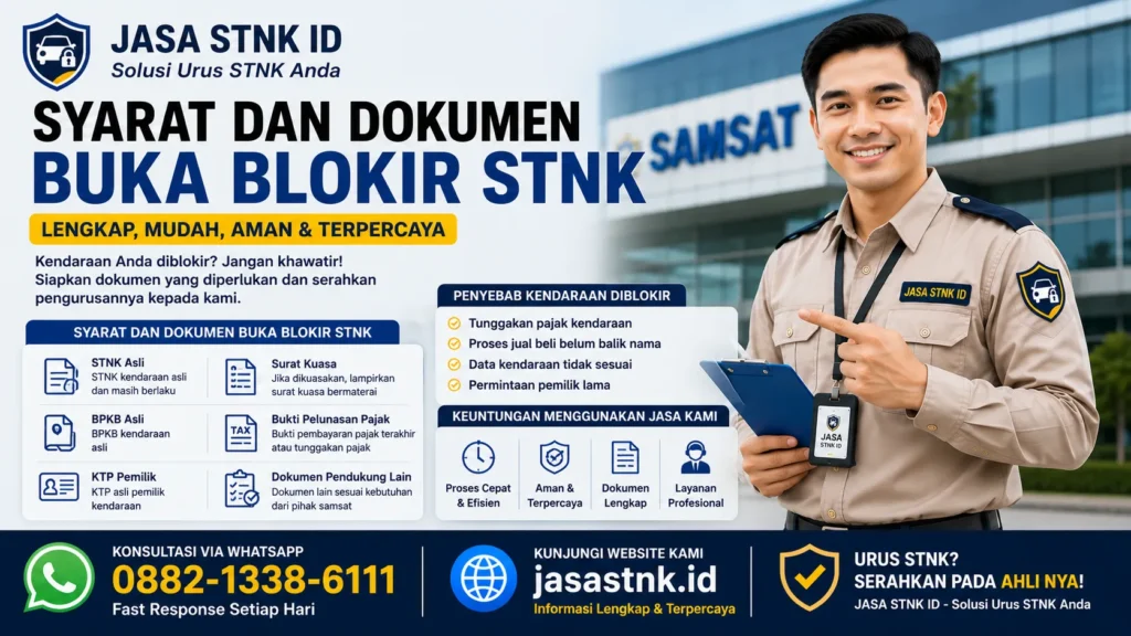 syarat dan dokumen buka blokir stnk