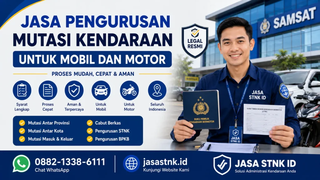 Jasa Pengurusan Mutasi Kendaraan untuk Mobil dan Motor