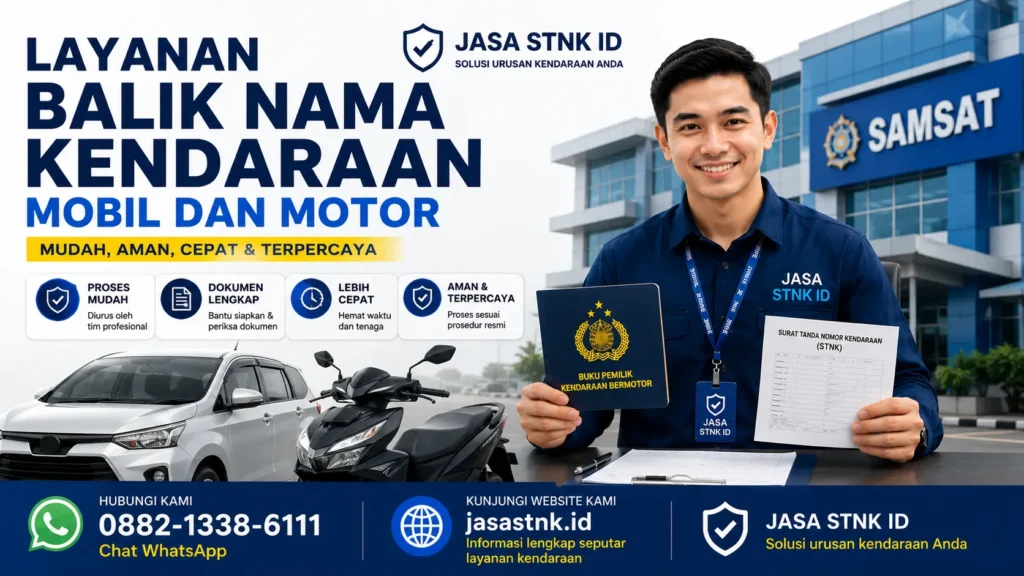 layanan balik nama kendaraan mobil dan motor