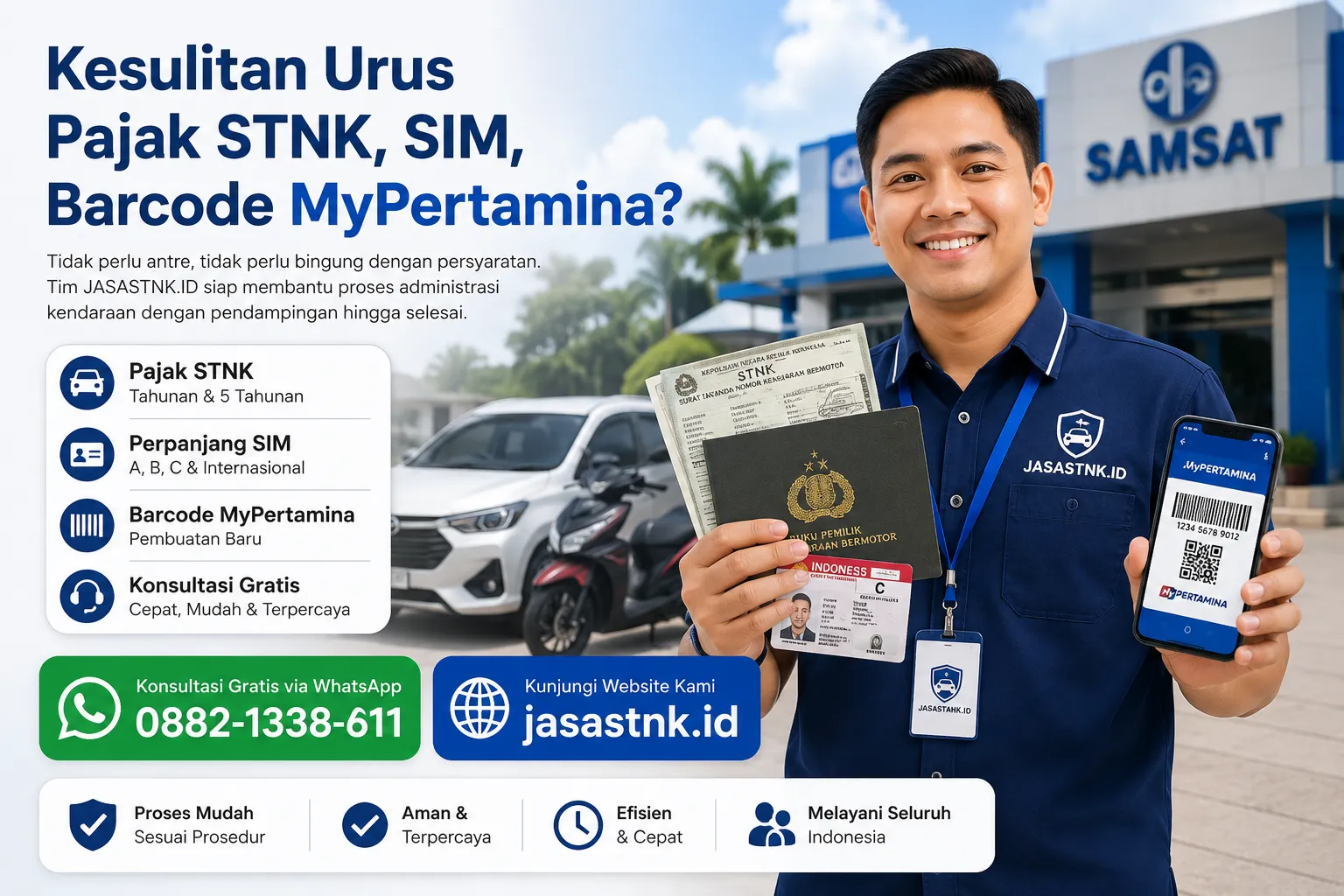 Layanan Pengurusan Dokumen Kendaraan SAMSAT